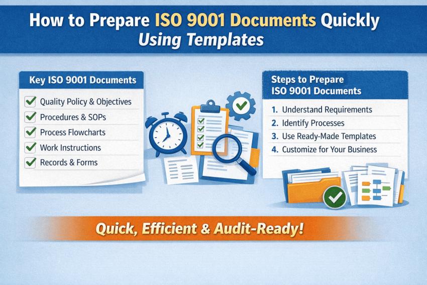 How to Prepare ISO 9001 Documents Quickly Using Templates