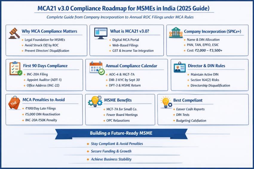 MCA21 v3.0 Compliance Guide for MSMEs India 2025