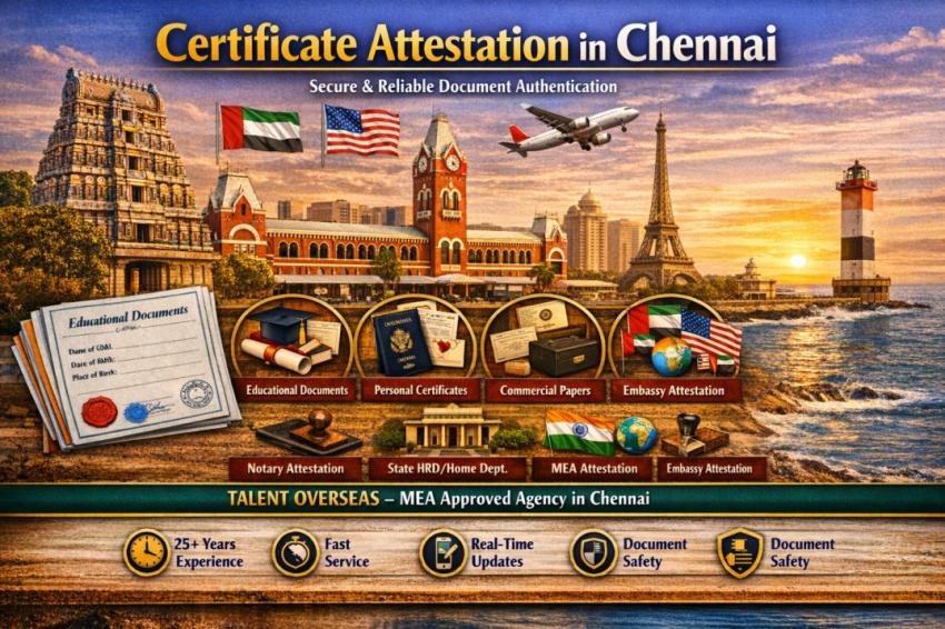 Certificate Attestation in Chennai