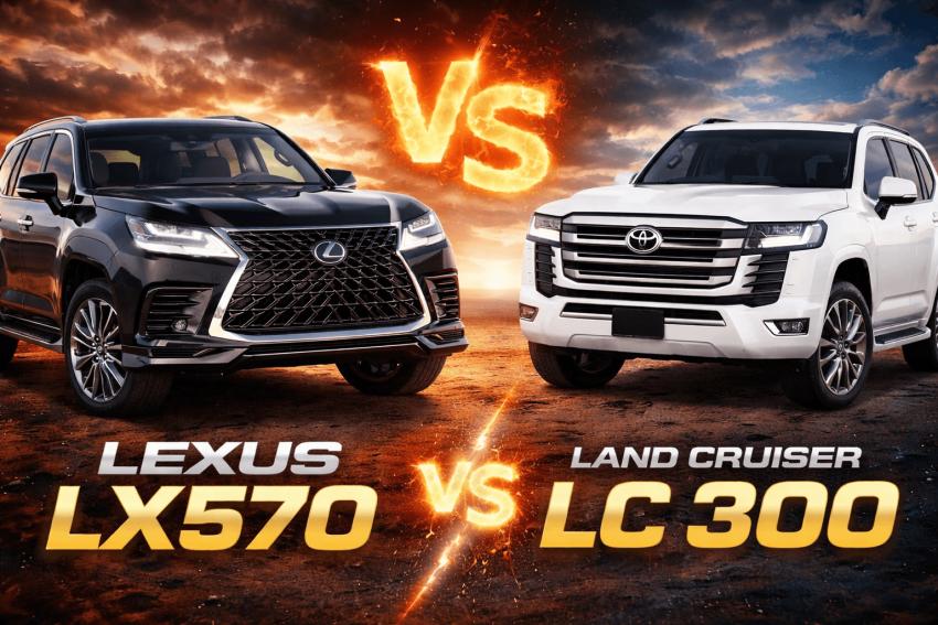Lexus LX (LX570) vs Toyota Land Cruiser LC 300