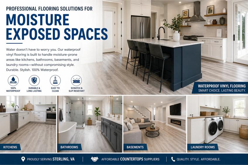 Professional Flooring Solutions for Moisture Exposed Spaces