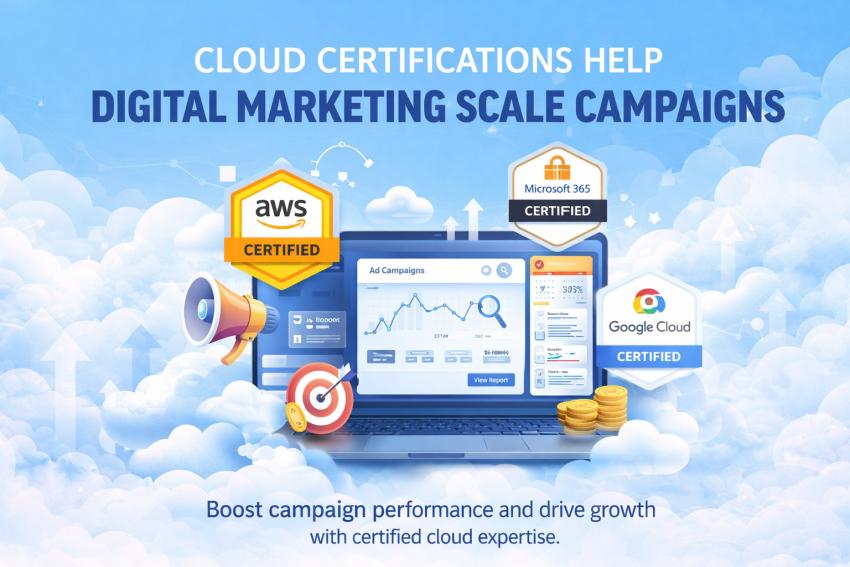 How Cloud Certifications Help Digital Marketing Professionals Scale Campaigns