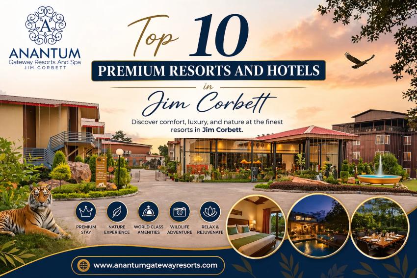 Top 10 Premium Resorts and Hotels in Jim Corbett
