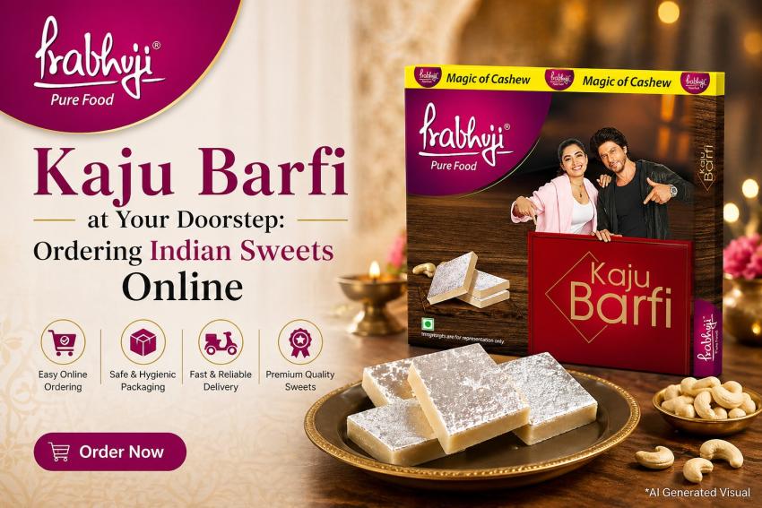 Kaju Barfi at Your Doorstep: Ordering Indian Sweets Online