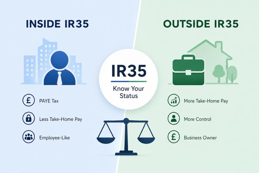 Inside vs Outside IR35: What UK Contractors Must Know in 2026