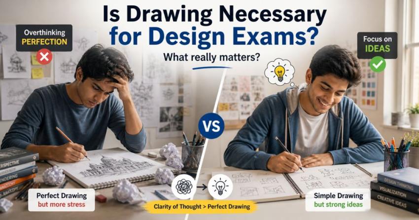 Is Drawing Necessary for Design Exams?