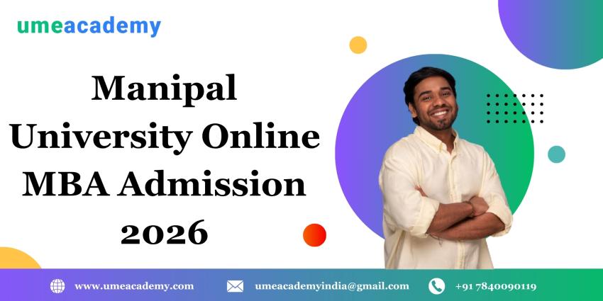 Manipal University Online MBA Admission 2026