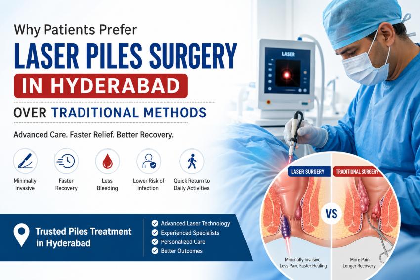 Why Patients Prefer Laser Piles Surgery in Hyderabad Over Traditional Methods