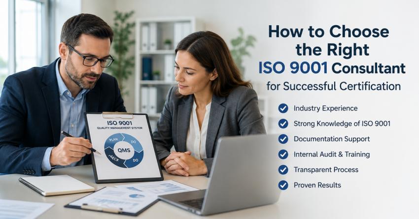 How to Choose the Right ISO 9001 Consultant for Successful Certification