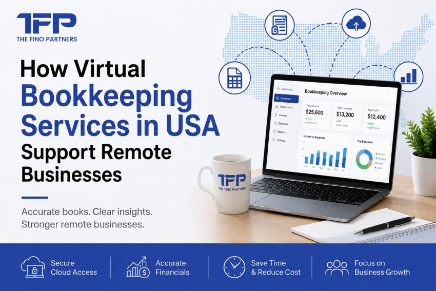 How Virtual Bookkeeping Services in USA Support Remote Businesses