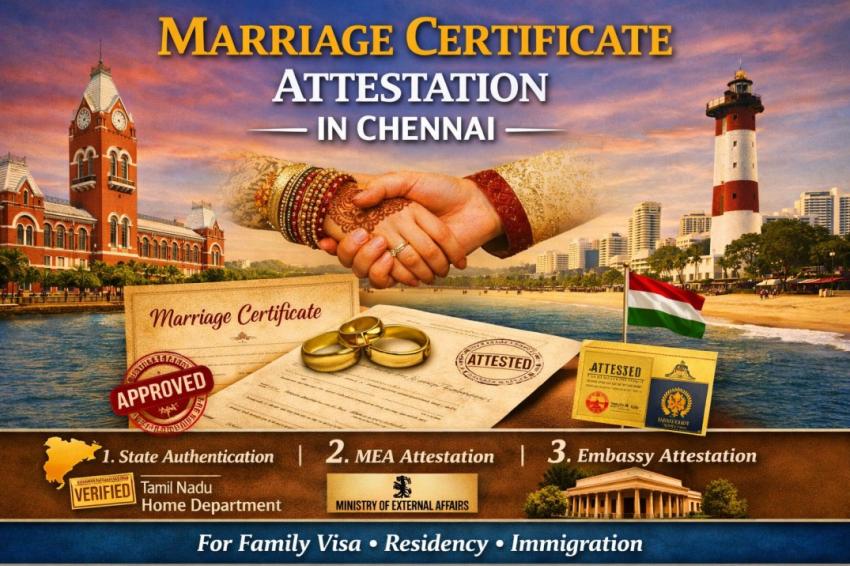 Marriage Certificate Attestation In Chennai