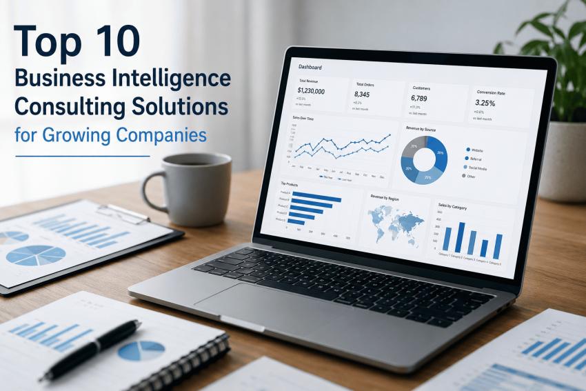 Top 10 Business Intelligence Consulting Solutions for Growing Companies