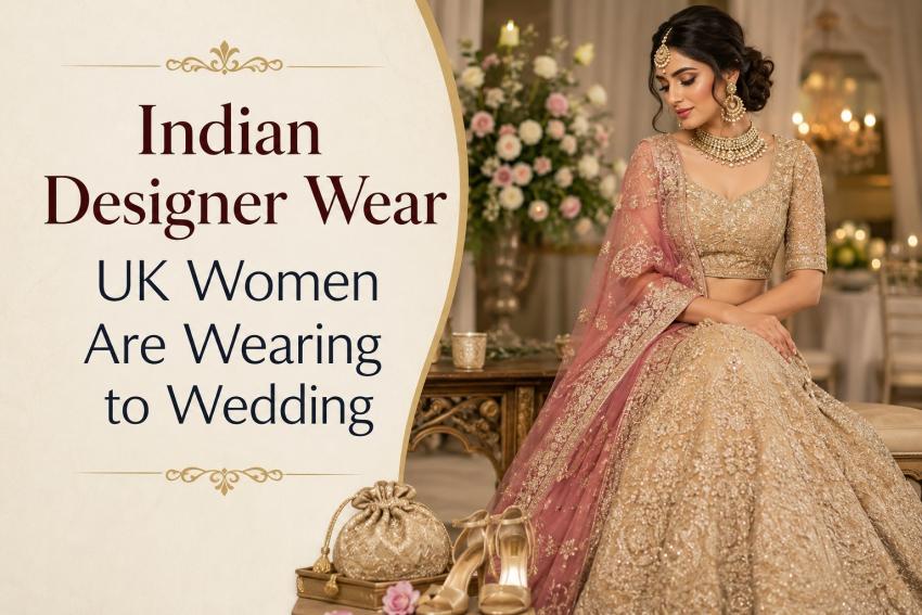 Indian Designer Wear UK Women Are Wearing to Wedding