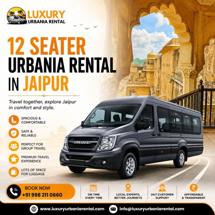 Why Urbania Rental Rajasthan Is Becoming the First Choice for Group Travel