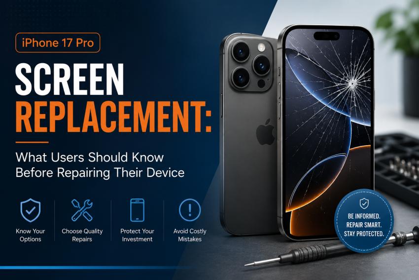 iPhone 17 Pro Screen Replacement: What Users Should Know Before Repairing Their Device