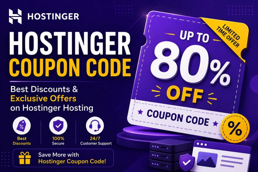 Hostinger Coupon Code 2026 – Get the Best Discount, Free Domain & SSL