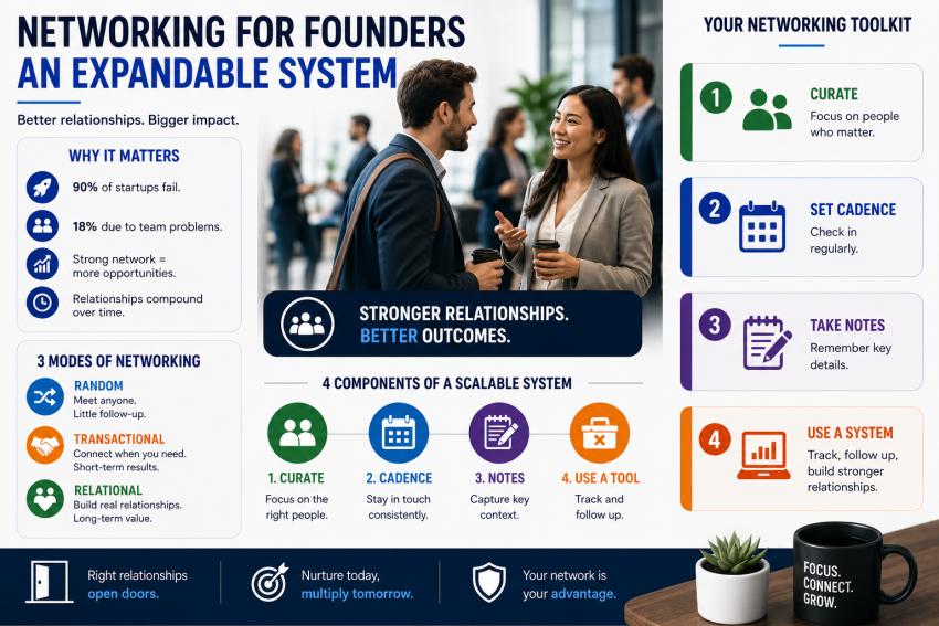Networking for Founders: An Expandable System