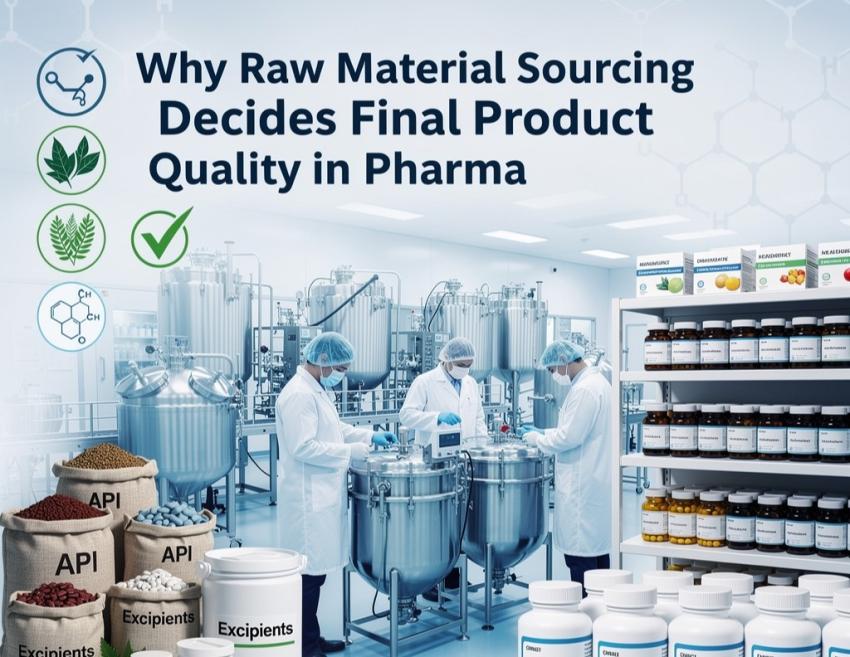 Why Raw Material Sourcing Decides Final Product Quality in Pharma?