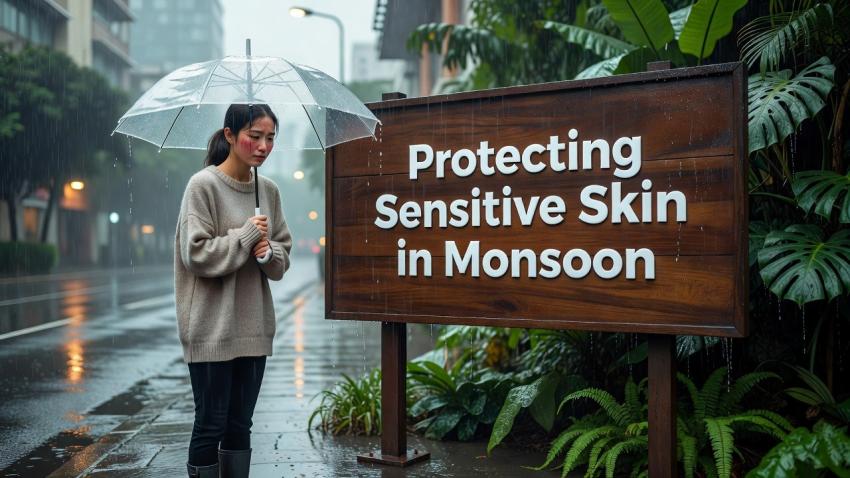 Protecting Sensitive Skin in Monsoon With Gotu Kola Cleanser and Moisturizer