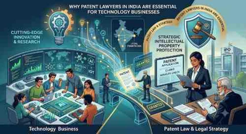 Why Patent Lawyers in India Are Essential for Technology Businesses
