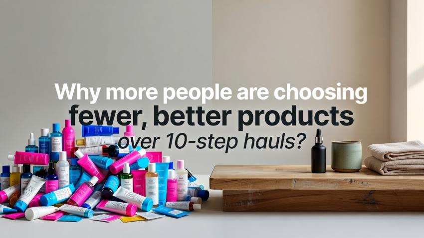 Why more people are choosing fewer, better products over 10-step hauls?
