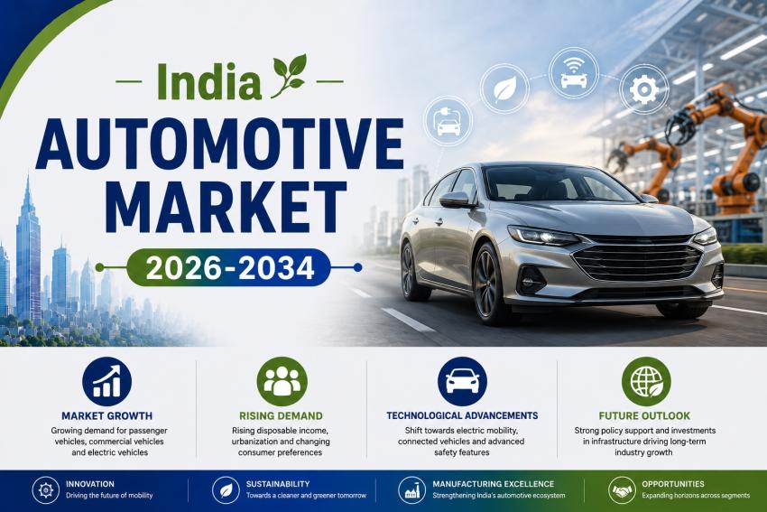 India Automotive Market 2026–2034: Industry Analysis, Vehicle Demand and Growth Prospects