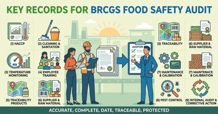What Records Are Required for a BRCGS Food Safety Audit?