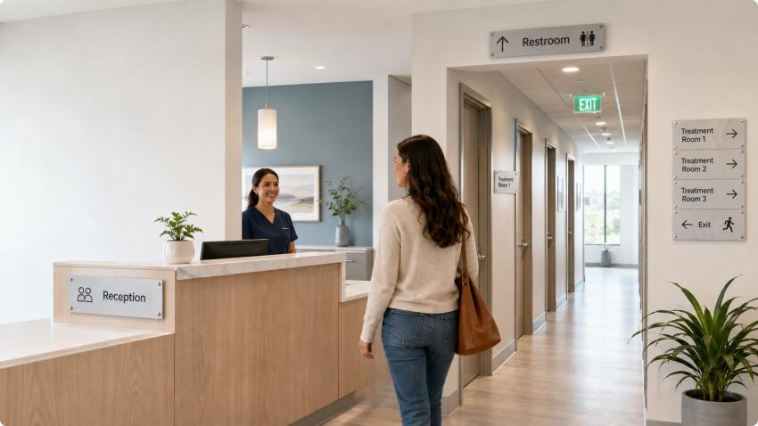 How Thoughtful Dental Office Signage Creates a Better Patient Experience