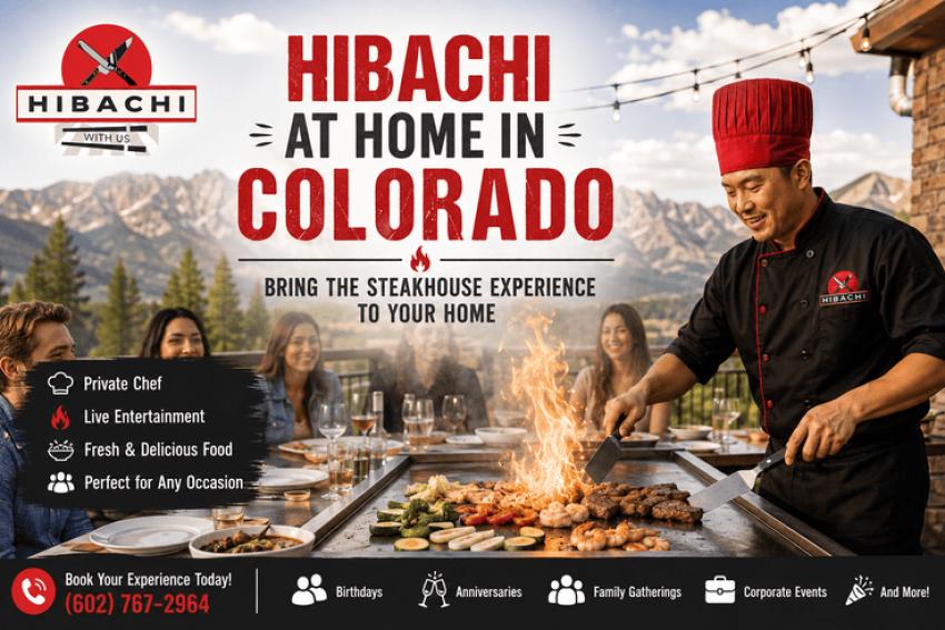 Hibachi at Home in Colorado: Bring the Ultimate Japanese Steakhouse Experience to Your Door