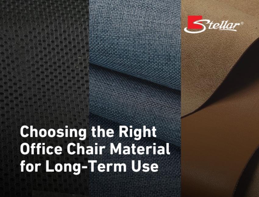 Choosing the Right Office Chair Material: Mesh vs Fabric vs Leather