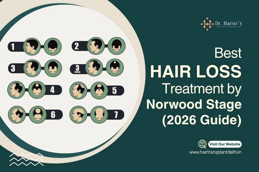 Best Hair Loss Treatment by Norwood Stage (2026 Guide)