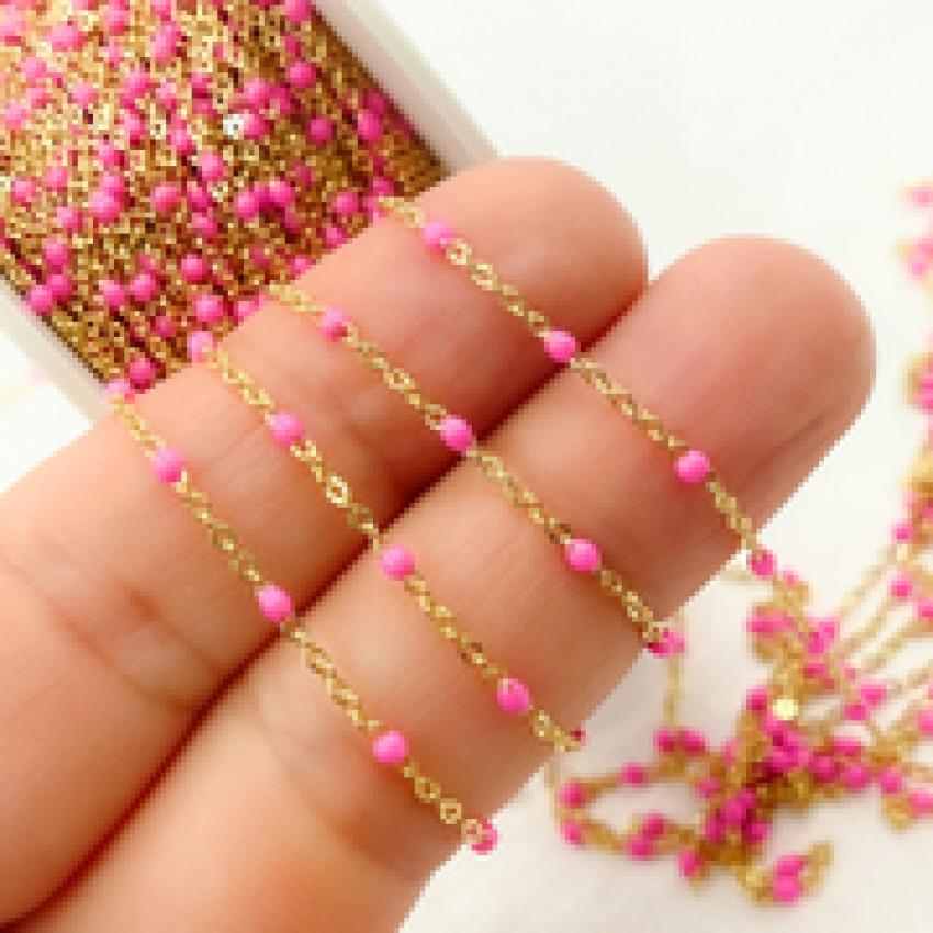 14K Enamel Gold Chains: A Stylish Way to Add Color to Your Jewelry Collection