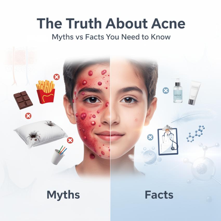 The Truth About Acne: Myths vs Facts You Need to Know