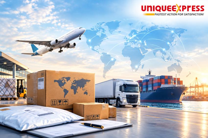 What is the average delivery time for courier shipments from Delhi to Australia?