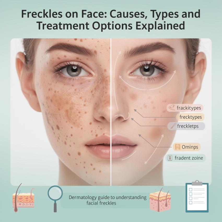 Freckles on Face: Causes, Types and Treatment Options Explained