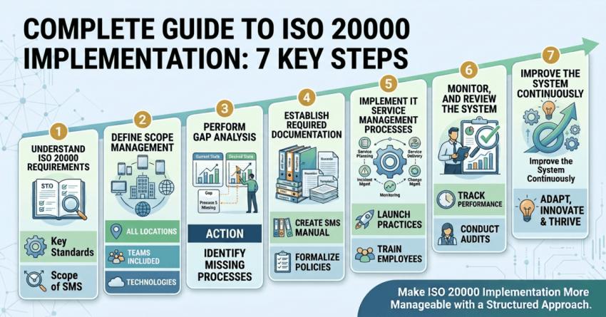 Struggling With ISO 20000 Implementation? Start With These 7 Steps