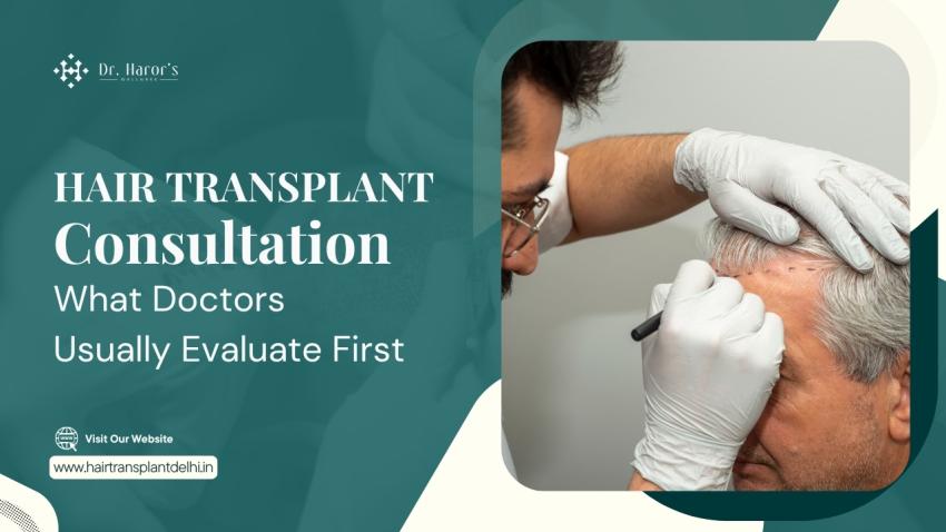 Hair Transplant Consultation: What Doctors Usually Evaluate First