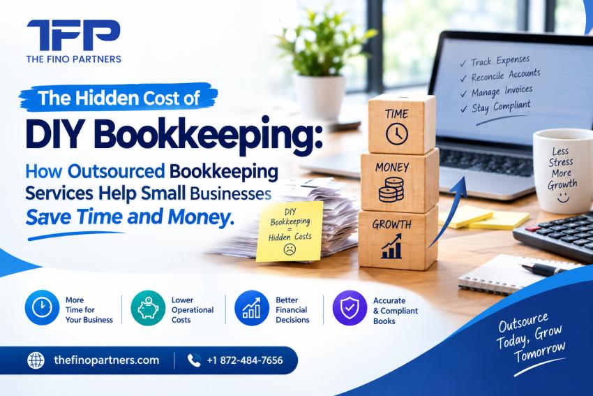 The Hidden Cost of DIY Bookkeeping: How Outsourced Bookkeeping Saves Small Businesses Time & Money?