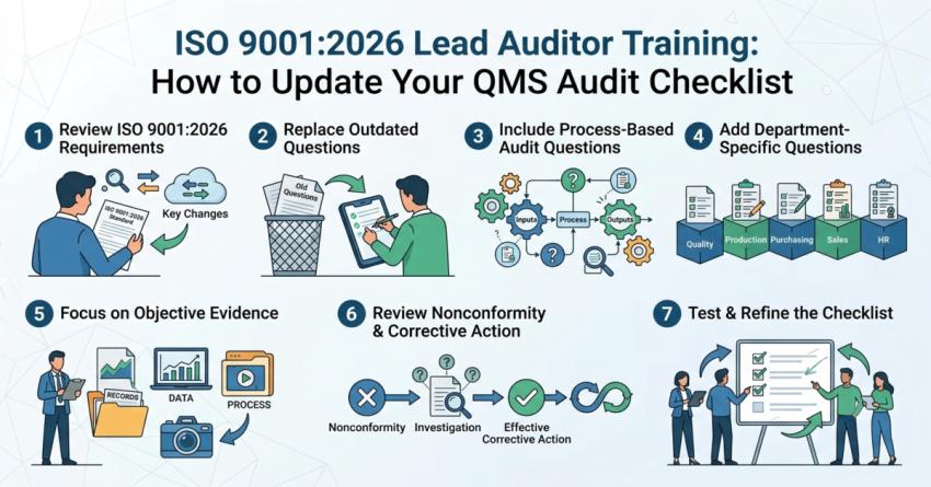 ISO 9001:2026 Lead Auditor Training: How to Update Your QMS Audit Checklist