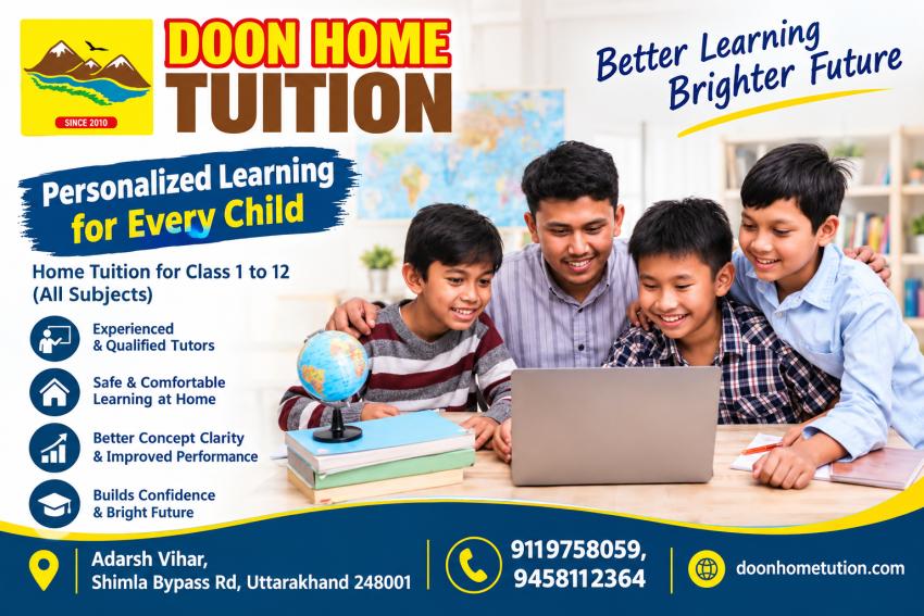What Should Parents Look for in a Home Tutor in Dehradun in 2026?