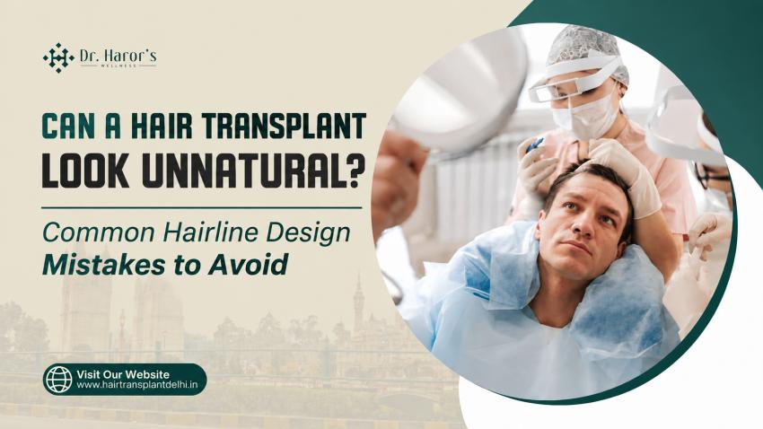 Can a Hair Transplant Look Unnatural? Common Hairline Design Mistakes to Avoid