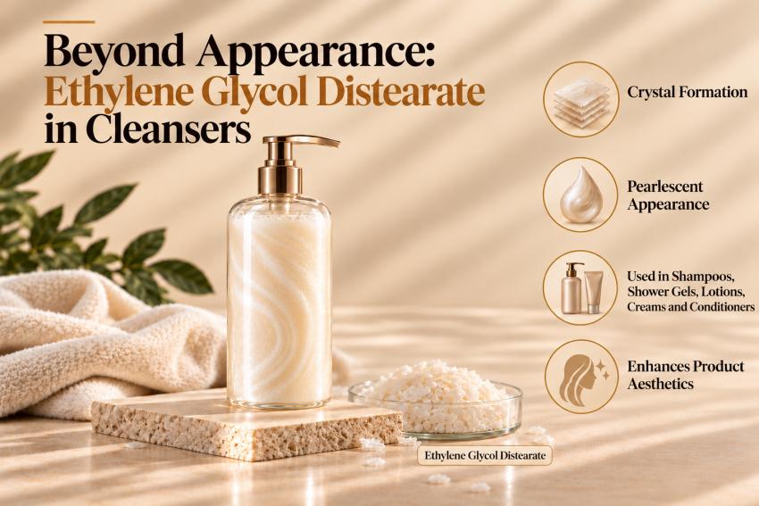 Beyond Appearance: Ethylene Glycol Distearate in Cleansers