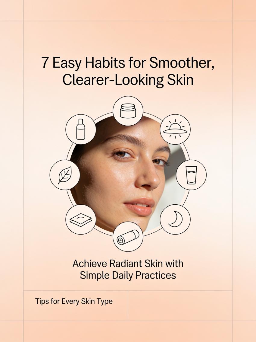 7 Easy Habits for Smoother, Clearer-Looking Skin