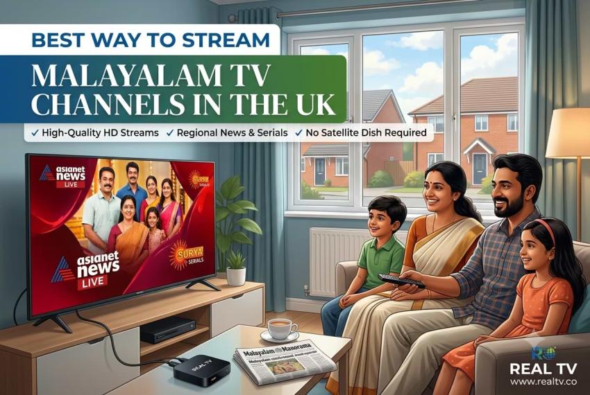 Best Way to Stream Malayalam TV Channels in the UK