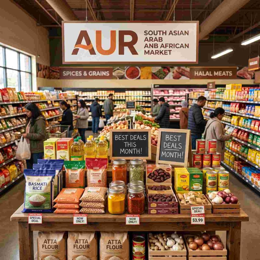 Best Ethnic Grocery Deals This Month at AUR South Asian Arab African Market