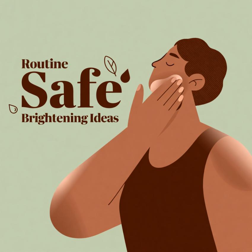 Dark Skin tone Routine: Safe Brightening Ideas