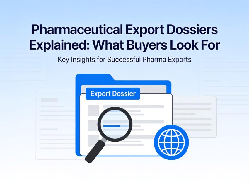 Pharmaceutical Export Dossiers Explained: What Buyers Look For?