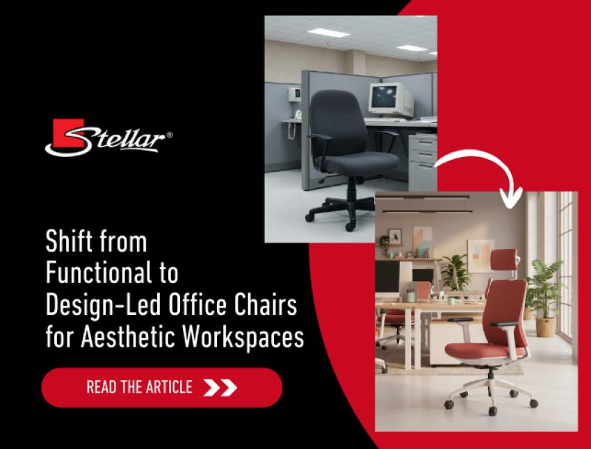 Shift from Functional to Design-Led Office Chairs for Aesthetic Workspaces