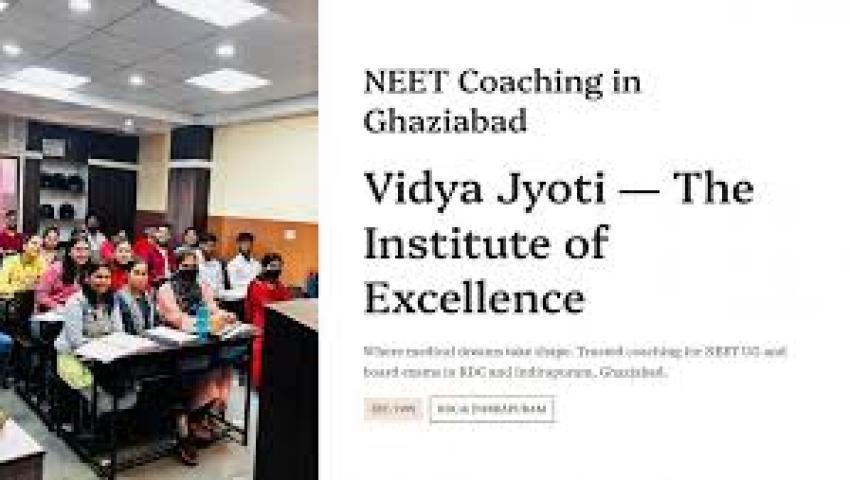 NEET Coaching for Class 12 in Ghaziabad: Prepare for Medical Entrance Success with Vidya Jyoti