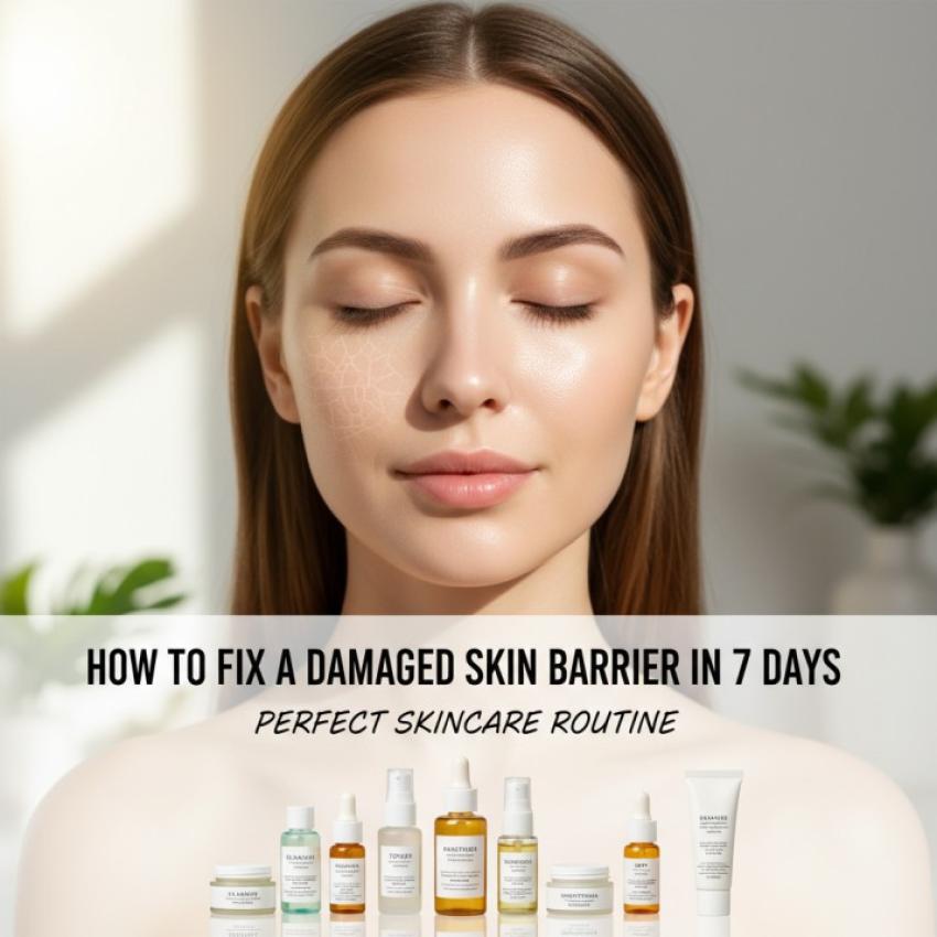 How to Fix a Damaged Skin Barrier in 7 Days: Perfect Skincare Routine